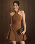 Dore Dress | Váy cổ yến (Brown/ Nâu)
