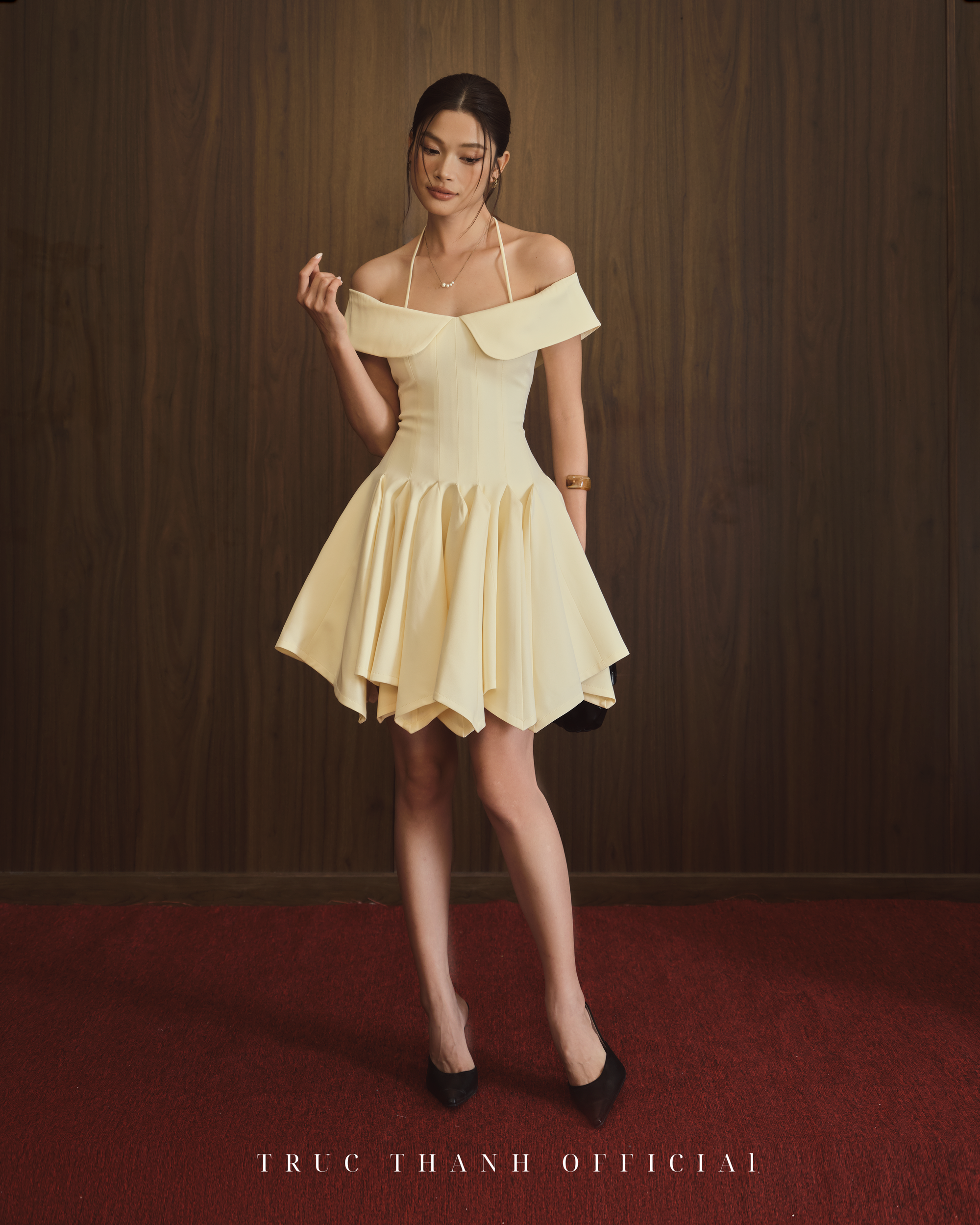 Muse Dress | Váy trễ vai bèo
