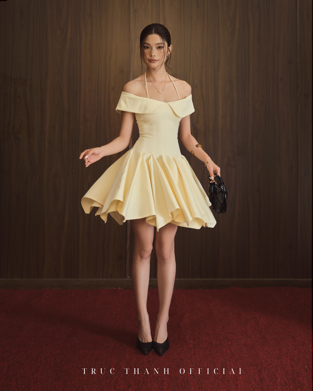 Muse Dress | Váy trễ vai bèo