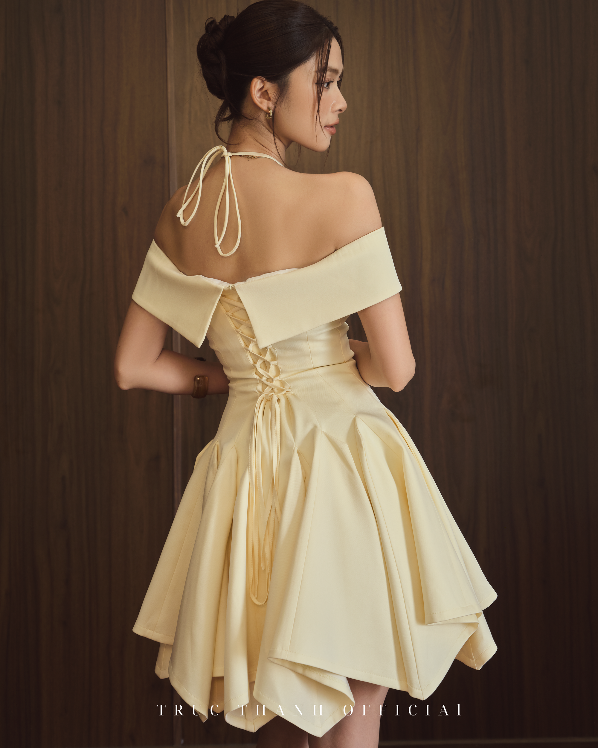 Muse Dress | Váy trễ vai bèo