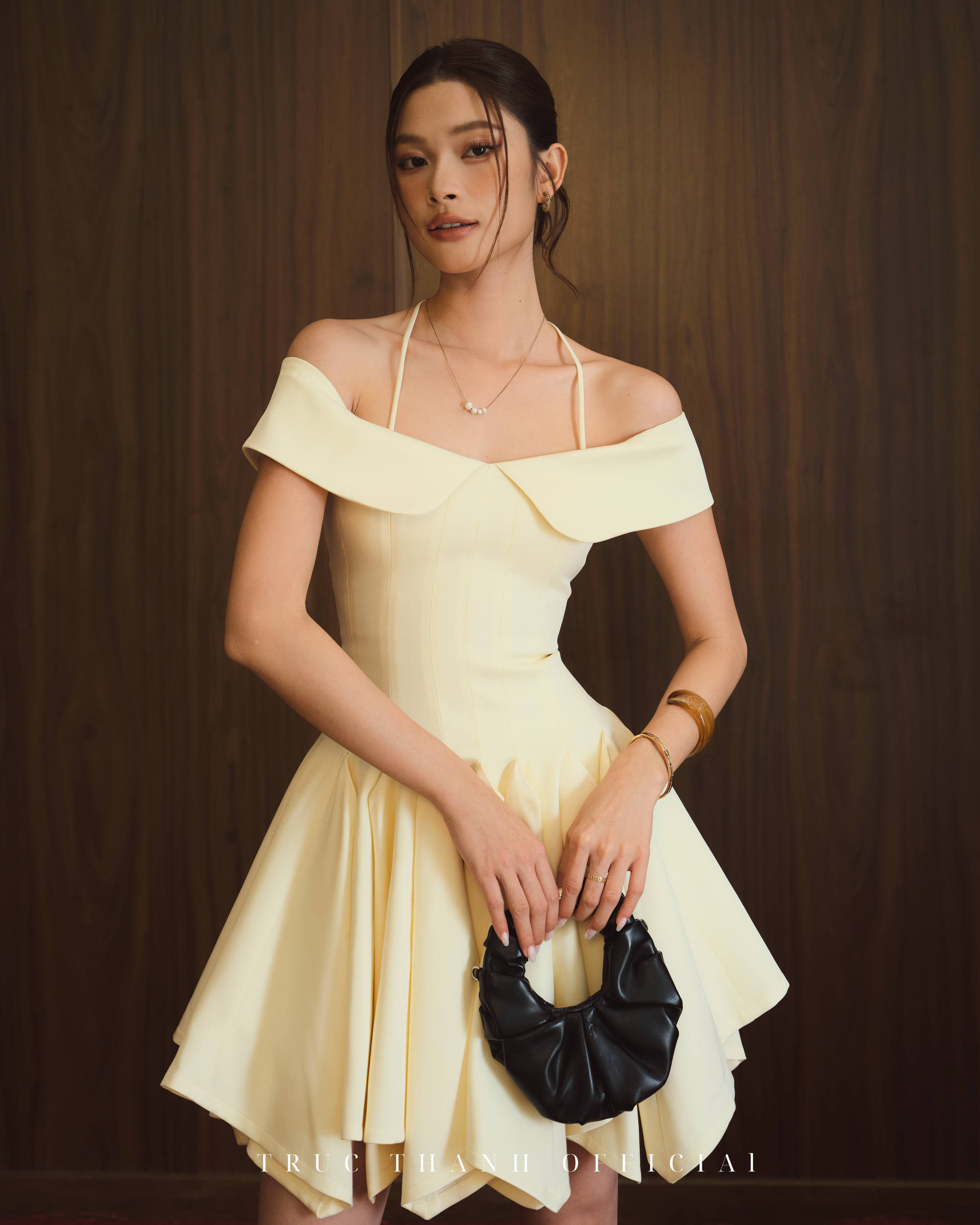 Muse Dress | Váy trễ vai bèo