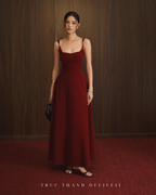 Amour Dress - Váy nhung dài (Red/Đỏ)