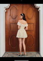 Aube Set | Set váy hoa vàng pastel