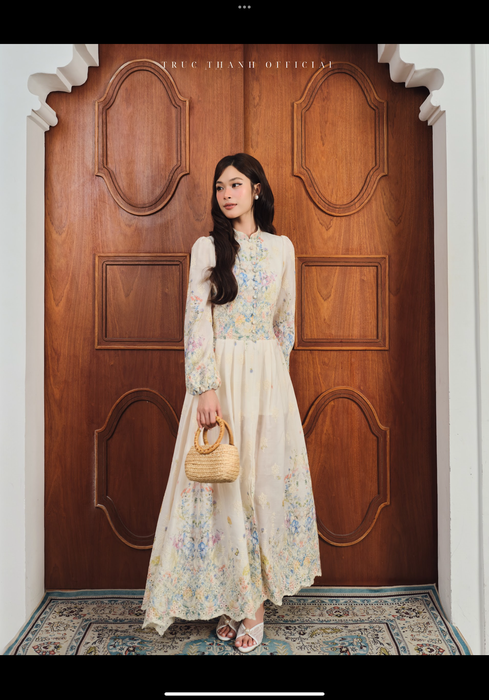 Lilas Dress | Váy Hoa Tiểu Thư Dài
