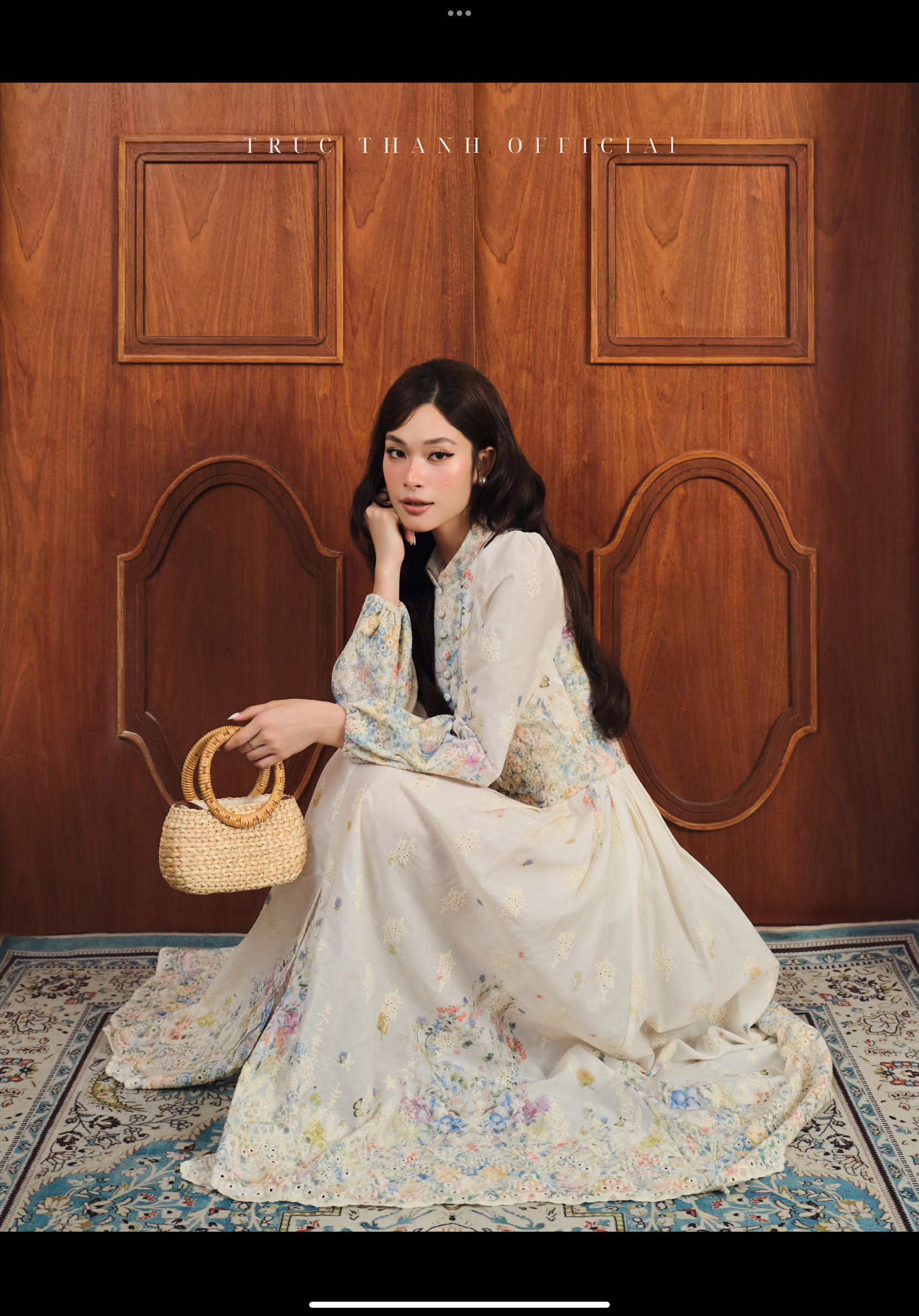 Lilas Dress | Váy Hoa Tiểu Thư Dài