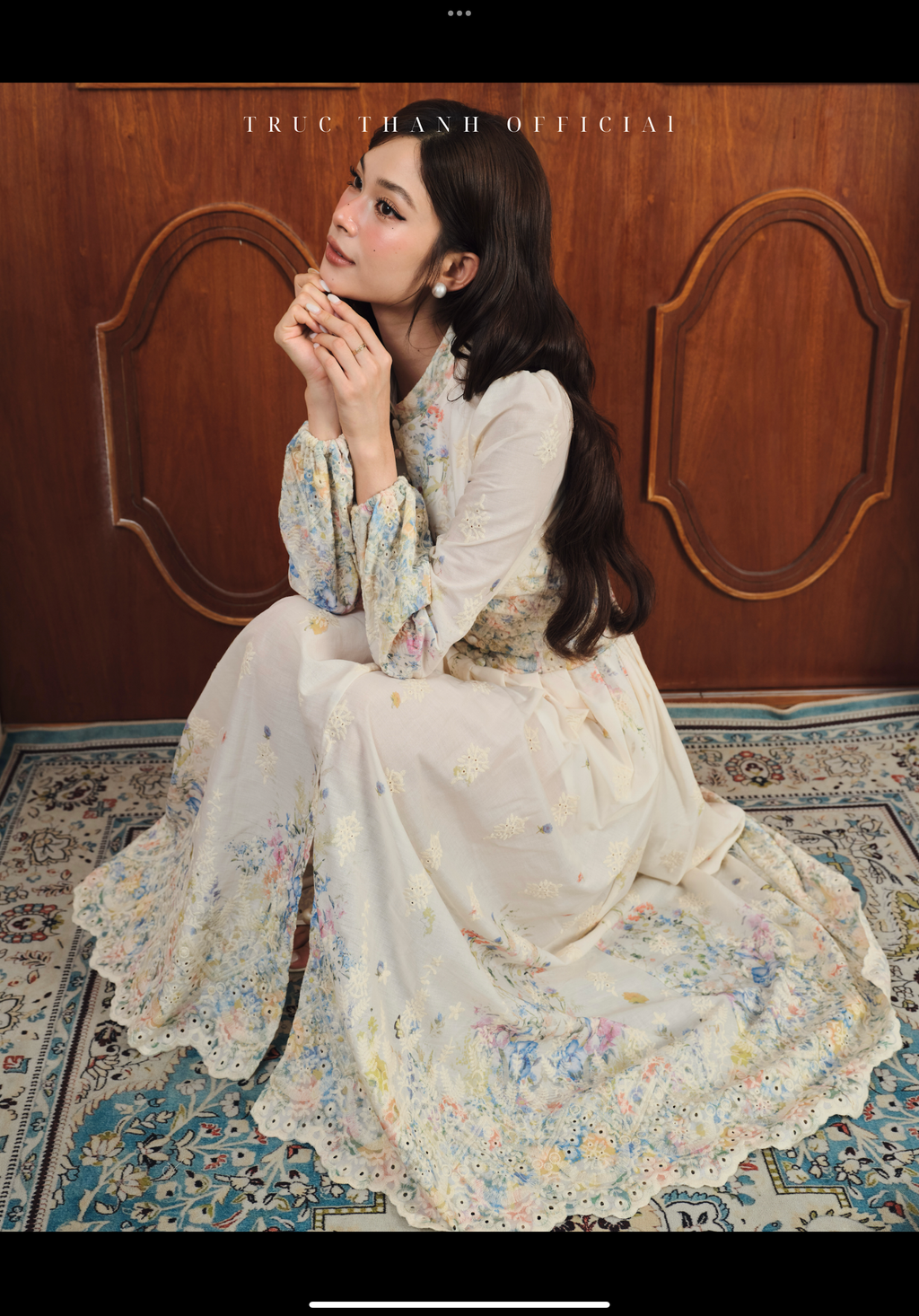 Lilas Dress | Váy Hoa Tiểu Thư Dài