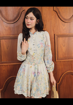 Rosee Dress | Flower Short Dress