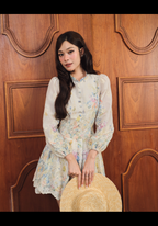 Rosee Dress | Flower Short Dress