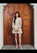 Rosee Dress | Flower Short Dress