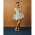 Lumie Dress | Váy Gấm Corset (Brocade Corset) - Trắng / White