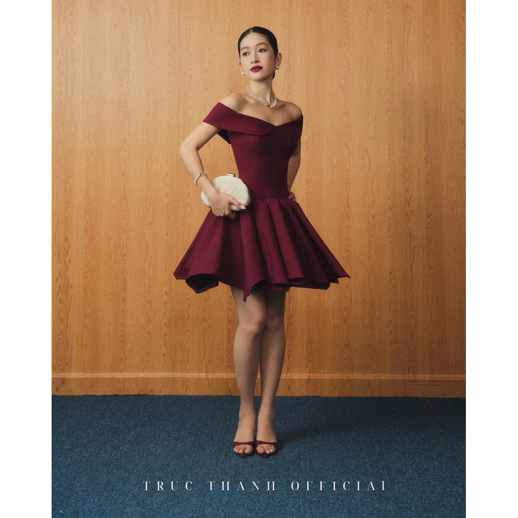 Muse Dress | Váy Trễ Vai Bèo