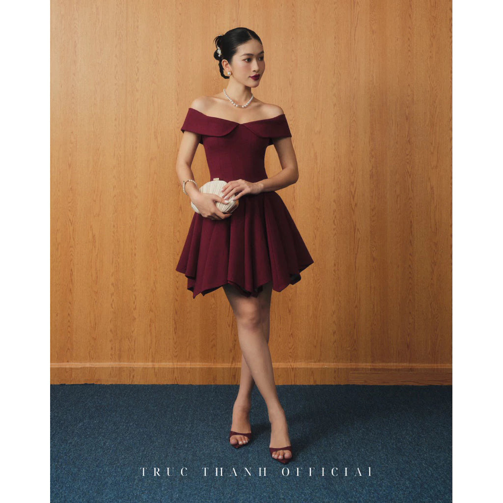 Muse Dress | Váy Trễ Vai Bèo