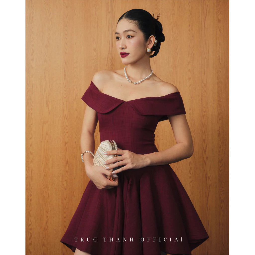 Muse Dress | Váy Trễ Vai Bèo