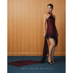 Soie Dress | Váy Lụa Phối Ren Form Ngắn