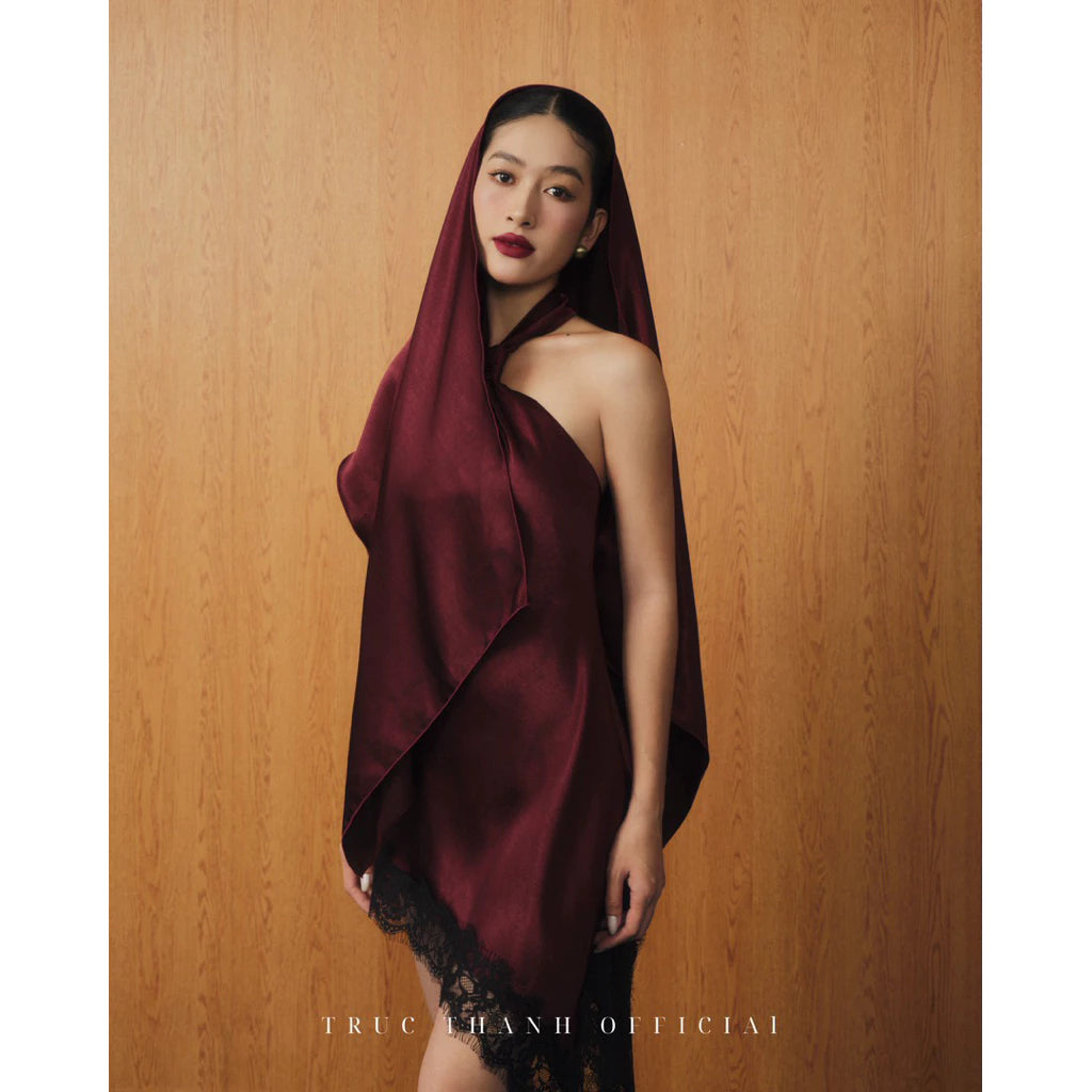 Soie Dress | Váy Lụa Phối Ren Form Ngắn