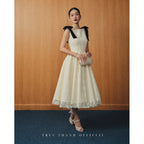 Rouge Muse Dress | Váy Xoè Phối Ren - Trắng/White
