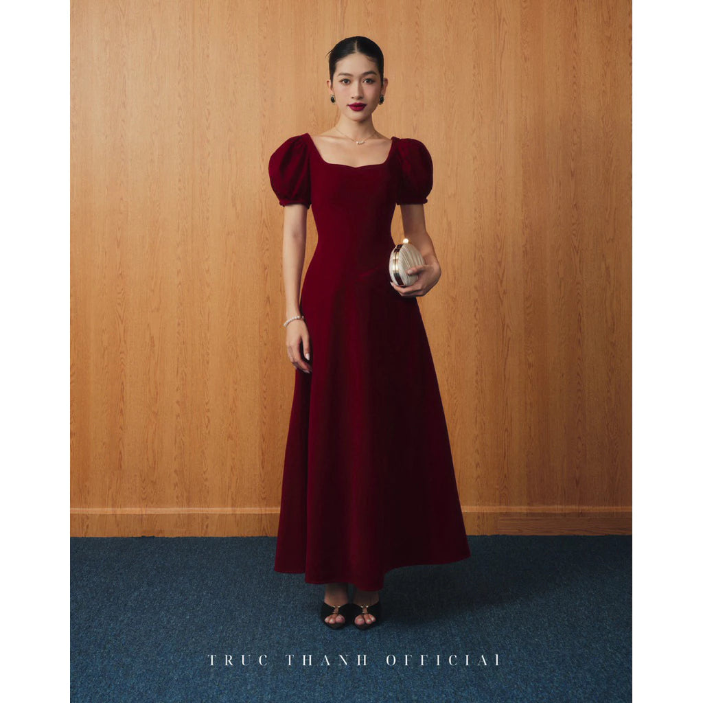 Sunset Dress | Váy Maxi Tay Phồng