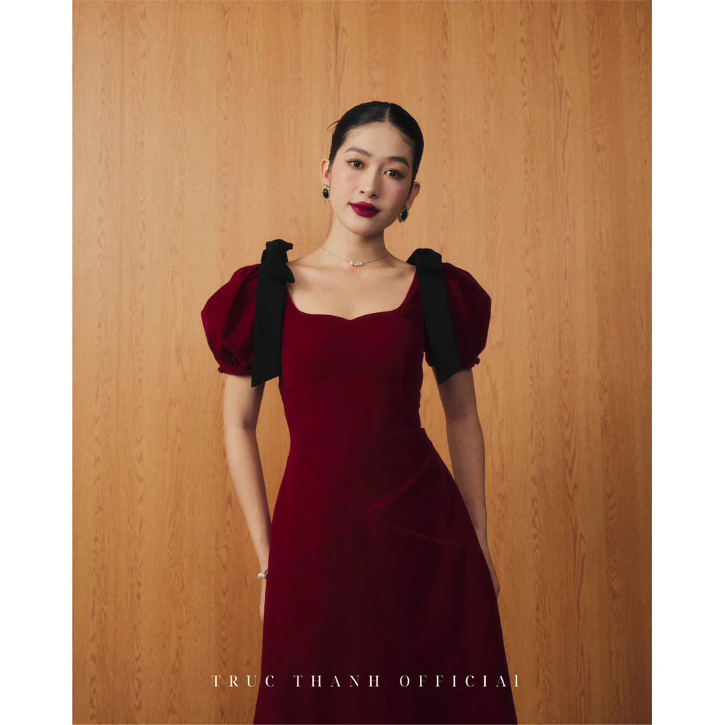 Sunset Dress | Váy Maxi Tay Phồng