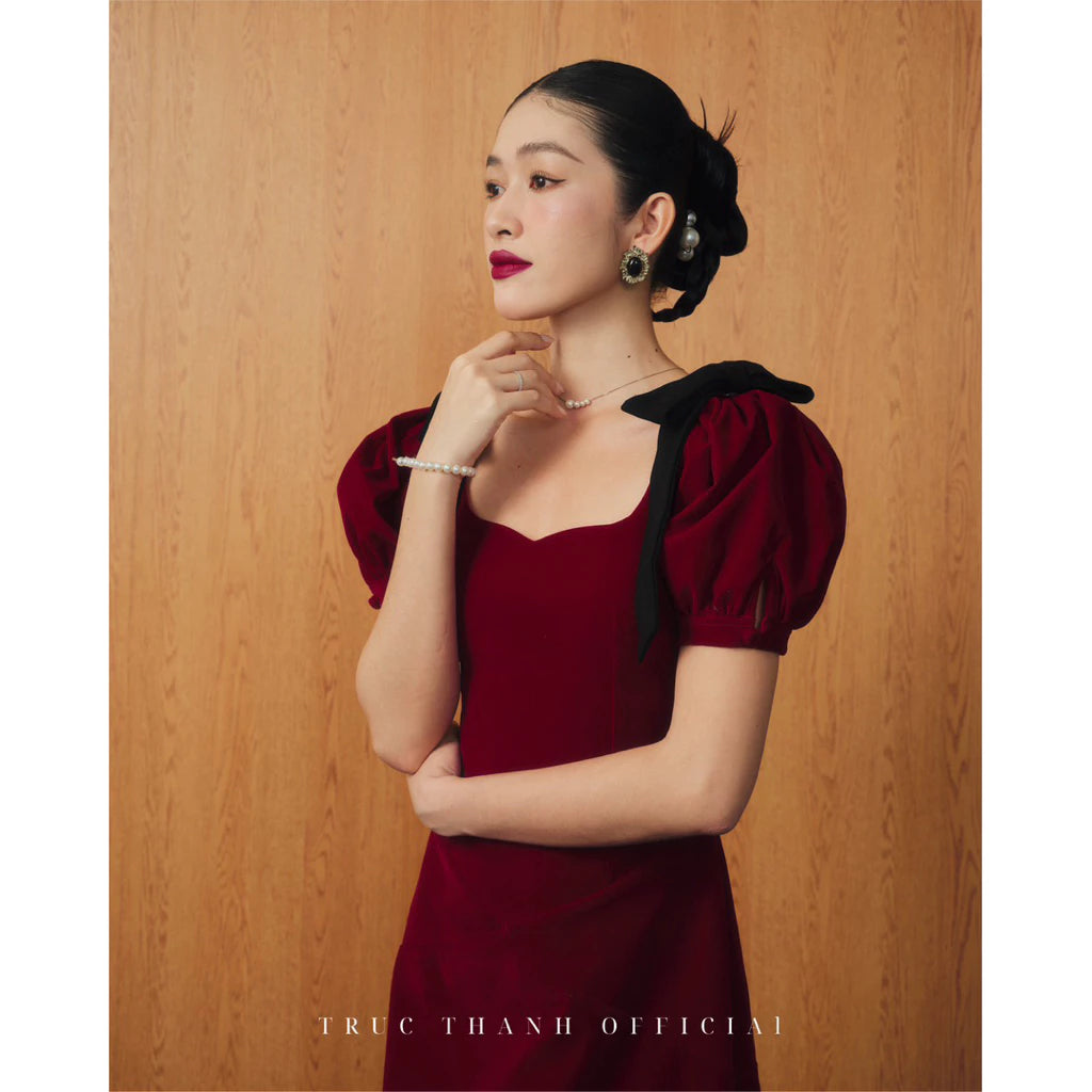 Sunset Dress | Váy Maxi Tay Phồng