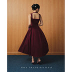 Lunas Dress | Váy Cổ Yếm Dài Mặc Được Hai Kiểu (2 Dressed-Way)