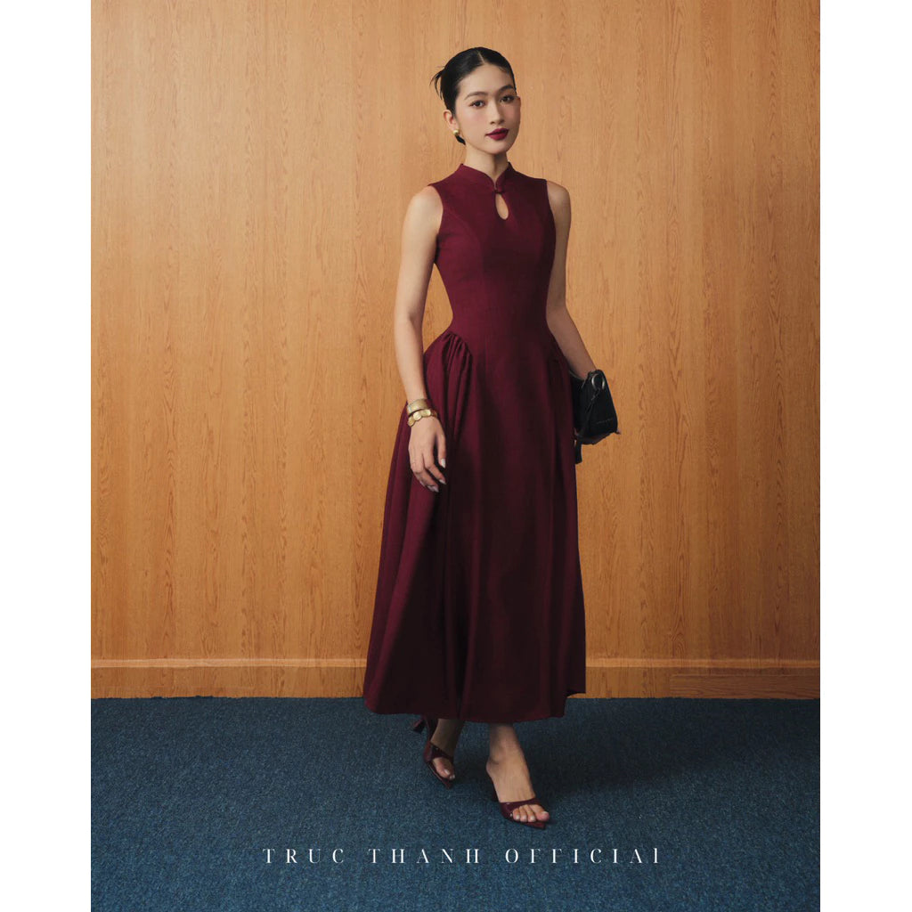 Lunas Dress | Váy Cổ Yếm Dài Mặc Được Hai Kiểu (2 Dressed-Way)